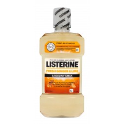 Listerine Ginger & Lime Płyn do płukania jamy ustnej Łagodny Smak  500ml