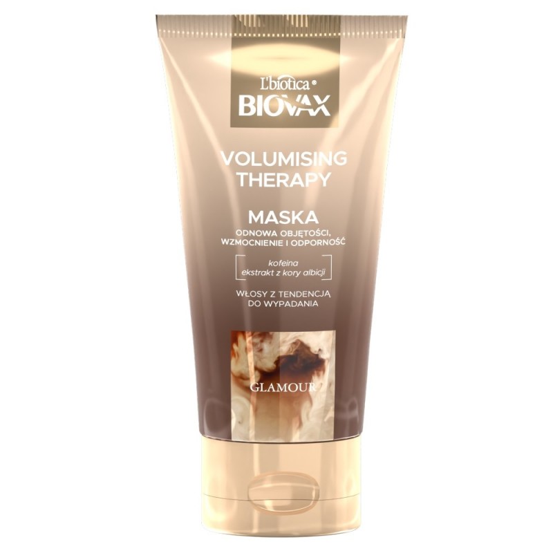 L`BIOTICA Biovax Glamour Maska Volumising Therapy - do włosów z tendencją do wypadania 150ml