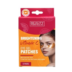 Beauty Formulas Brightening Vitamin C Żelowe Płatki pod oczy 1op.-6par