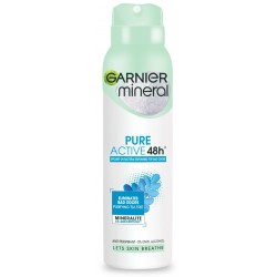 Garnier Mineral Dezodorant spray Pure Active 48h - Efficient On Bacteria  150ml