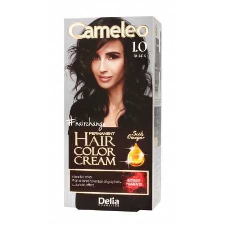 Delia Cosmetics Cameleo Farba permanentna Omega+ Black 1.0