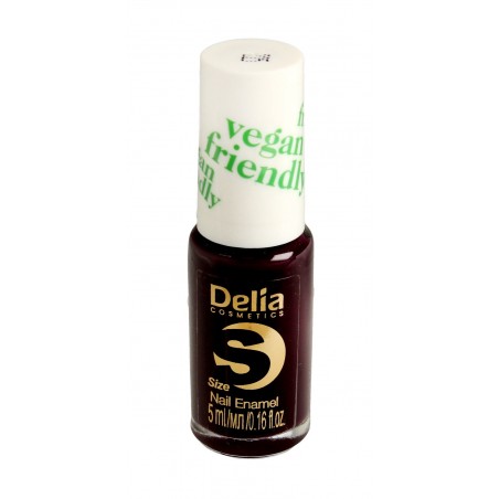 Delia Cosmetics Vegan Friendly Emalia do paznokci Size S nr 225 Black Berry  5ml