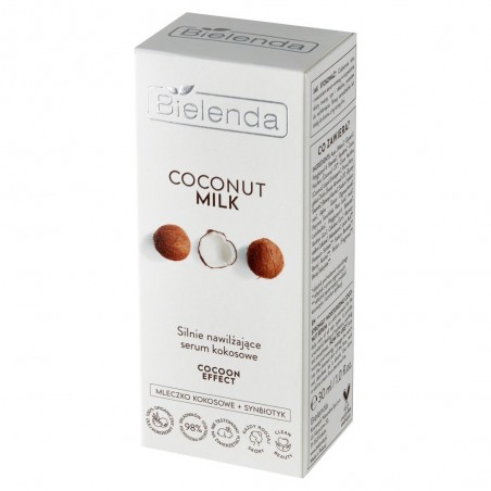 Bielenda Coconut Milk Silnie Nawilżające Serum kokosowe Cocoon Effect 30ml