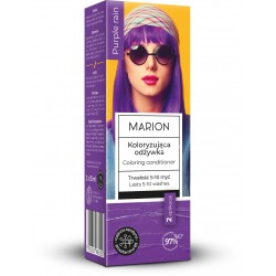 MARION Koloryzująca Odżywka do włosów (5-10 myć) - Purple Rain  1op.-(2x35ml)