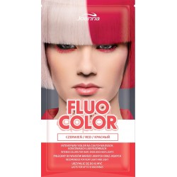 Joanna Fluo Color Szampon koloryzujący w saszetce - Czerwień  35g