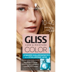 Schwarzkopf Gliss Color Care & Moisture Farba do włosów 10-40 jasny beżowy blond  1op.