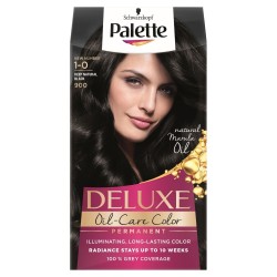 Palette Deluxe Farba do włosów permanentna nr 1-0 (900) Głęboka Naturalna Czerń  1op.