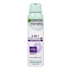 Garnier Mineral Dezodorant spray 6in1 Protection 48h Floral Fresh - Skin+Clothes  150ml