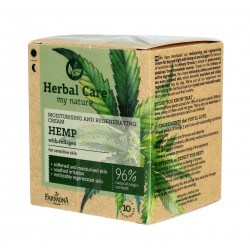 Farmona Herbal Care Hemp Krem nawilżająco-regenerujący - cera wrażliwa 50 ml