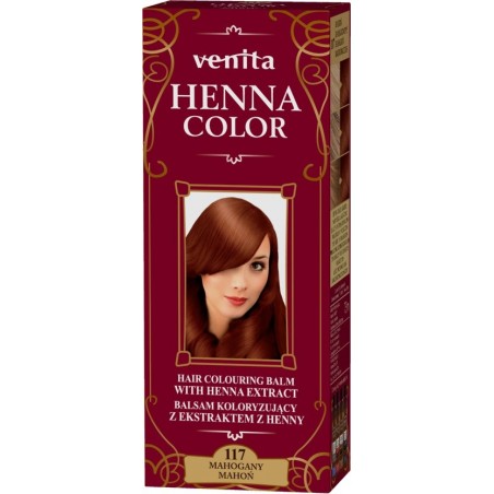 VENITA Henna Color Balsam koloryzujący z ekstraktem z Henny - 117 Mahoń 1op.