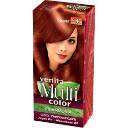 VENITA Farba do włosów bez amoniaku Multi Color - 6.46 Copper 1op.