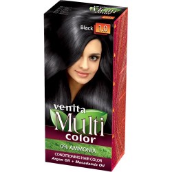 VENITA Farba do włosów bez amoniaku Multi Color - 1.0 Black 1op.
