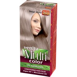 VENITA Farba do włosów bez amoniaku Multi Color - 9.01 Beige Blond 1op.