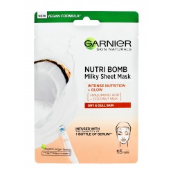 Garnier Skin Naturals Maseczka na tkaninie odżywczo-rozświetlająca Nutri Bomb 1szt