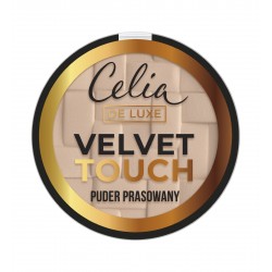 Celia De Luxe Puder w kamieniu Velvet Touch nr 104 Sunny Beige  9g