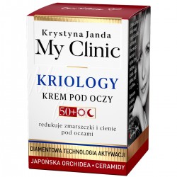 JANDA My Clinic Kriology 50+ Krem pod oczy redukujący zmarszczki i cienie - Japońska Orchidea & Ceramidy 15ml