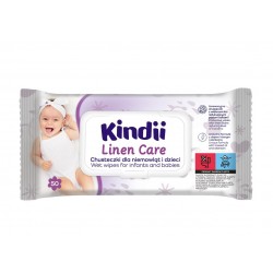 KINDII Chusteczki dla niemowląt i dzieci Linen Care 1op.-50szt