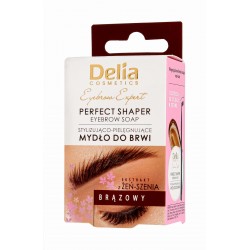 Delia Cosmetics Eyebrow Expert Stylizująco-Pielęgnujące Mydło do brwi - brązowe 10ml