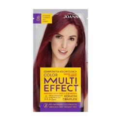 Joanna Multi Effect Color Keratin Complex Szamponetka - 06 Wiśniowa Czerwień  35g