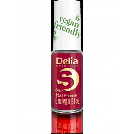 Delia Cosmetics Vegan Friendly Emalia do paznokci Size S nr 213 Red Velvet  5ml