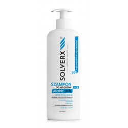 SOLVERX Atopic Skin Szampon do włosów - pielęgnujący i przeciwzapalny 500ml