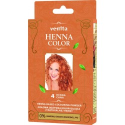 VENITA Henna Color Ziołowa Odżywka koloryzująca - 4 Chna 1op.