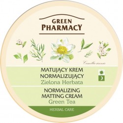 Green Pharmacy Herbal Cosmetics Krem do twarzy normalizujący z zieloną herbatą