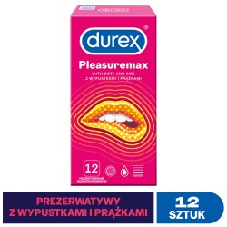 Durex Prezerwatywy Pleasuremax 12 szt.