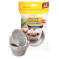 Sarantis Jan Niezbędny Foremki aluminiowe do pieczenia muffinek  1op.-10szt