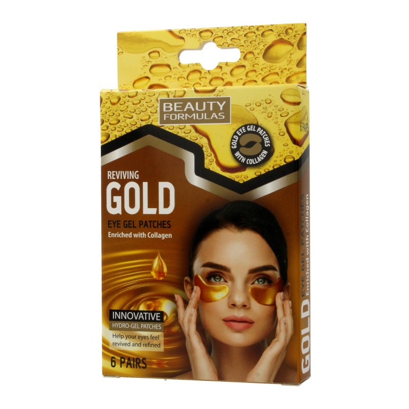Beauty Formulas Gold Złote Płatki pod oczy 1op.-6 par