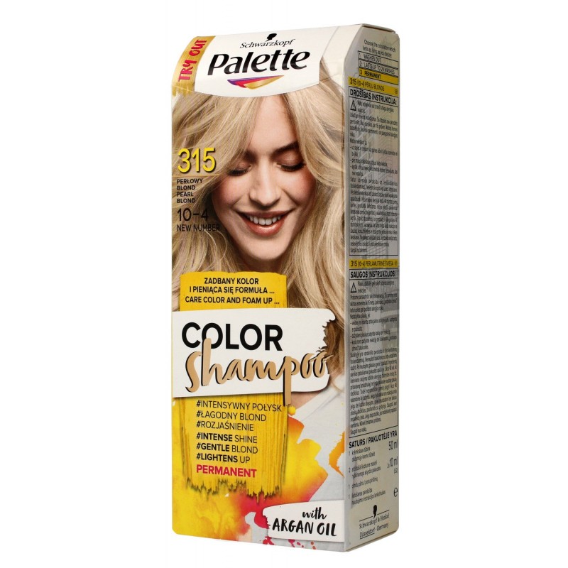 Palette Color Shampoo Szampon koloryzujący  nr 315 (10-4) Perłowy Blond  1op.