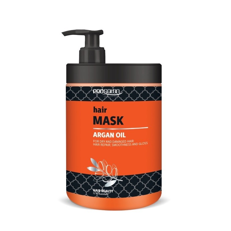 CHANTAL ProSalon Argan Oil Maska z olejkiem arganowym do włosów suchych i zniszczonych 1000g