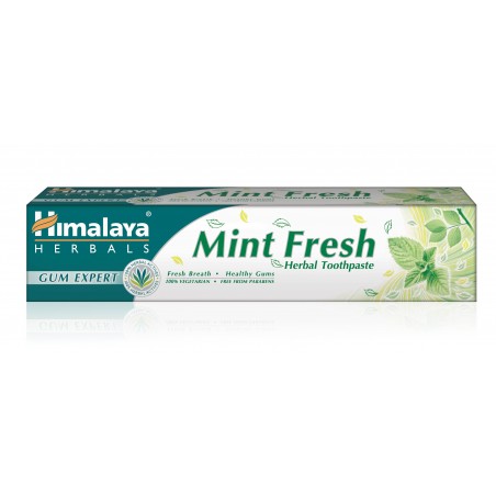 HIMALAYA Herbal Ziołowa Pasta do zębów odświeżająca w żelu Mint Fresh - Gum Expert  75ml