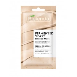 Bielenda Linseed Mask Maseczka na twarz normalizująca Fermented Yeast 2w1 8g
