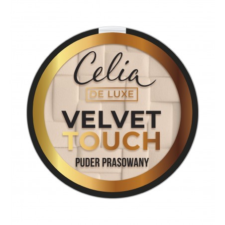 Celia De Luxe Puder w kamieniu Velvet Touch nr 101 Transparent Beige  9g