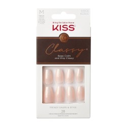 KISS Sztuczne Paznokcie Classy Nails -  Cozy Meets Cute (rozmiar M) 1op.(28szt)