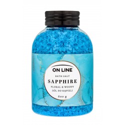 ON LINE Sól do kąpieli Sapphire - Floral & Woody 600g