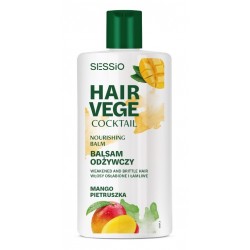 SESSIO Hair Vege Coctail Balsam odżywczy do włosów osłabionych i łamliwych - Mango i Pietruszka 300ml