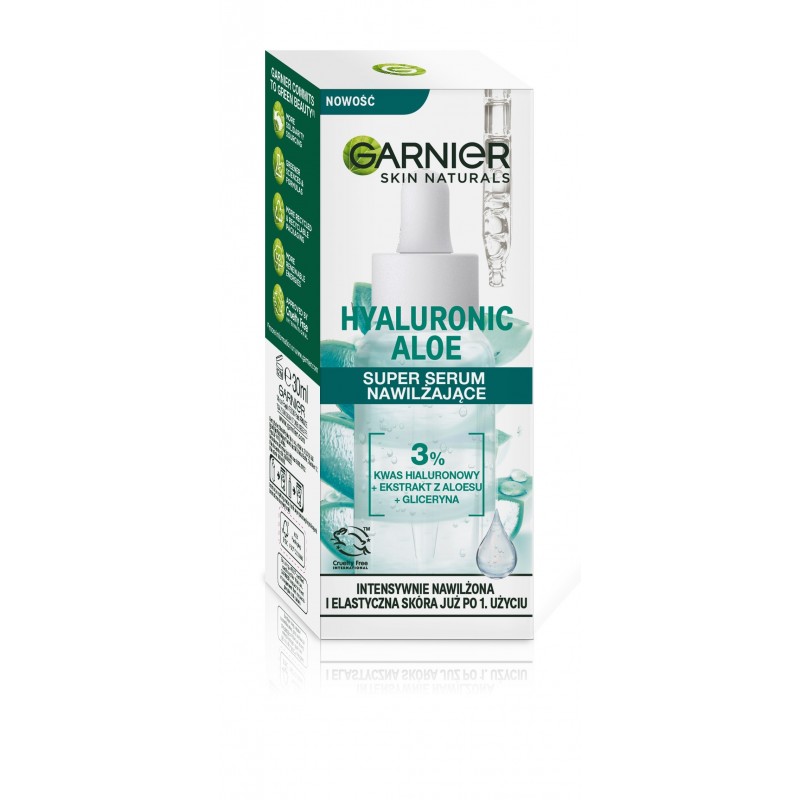 Garnier Skin Naturals Hyaluronic Aloe Super Serum nawilżające do każdego typu cery 30ml