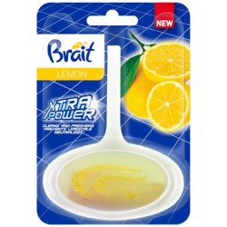 Brait Xtra Power Kostka toaletowa do WC w koszyku -  Lemon 40g