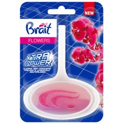 Brait Xtra Power Kostka toaletowa do WC w koszyku -  Flowers 40g