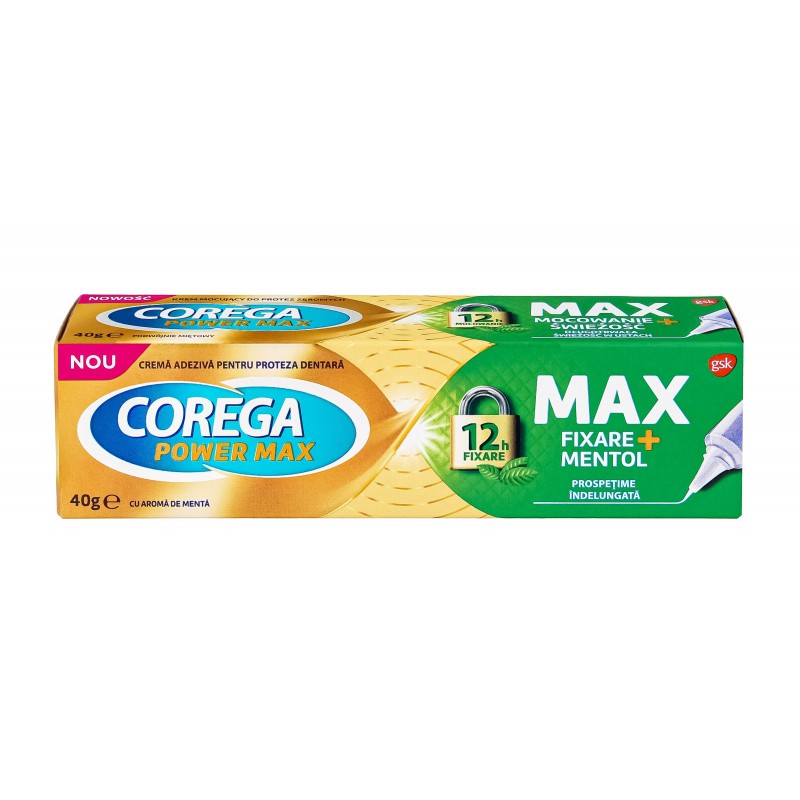 GSK COREGA Max Mocowanie + Świeżość 40 g&