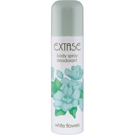 EXTASE Dezodorant body spray WHITE FLOWERS 150ml