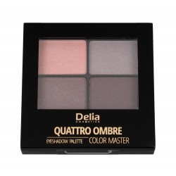 Delia Cosmetics Color Master Cienie do powiek Quattro Ombre nr 402 Tasty  1op.