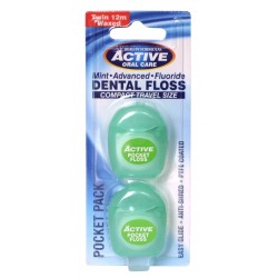 Beauty Formulas Active Oral Care Nić dentystyczna Travel Size  2 x 12m