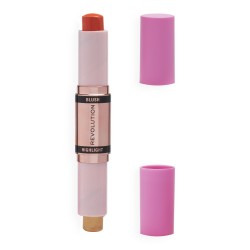 Makeup Revolution Blush & Highlight Stick Róż i Rozświetlacz w sztyfcie - Coral Dew 4.3g