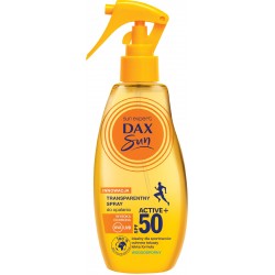 Dax Sun Transparentny Spray do opalania Active+ SPF50  200ml