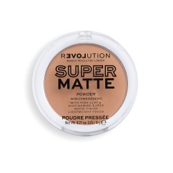 Makeup Revolution Super Matte Pressed Powder Puder matujący - Tan 6g