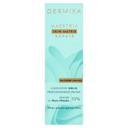 DERMIKA Maestria Skin Matrix Repair Luksusowe Serum przeciwzmarszczkowe z ekstraktem ze śluzu ślimaka (15%) na dzień i noc 30ml