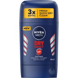 NIVEA MEN Antyperspirant męski w sztyfcie Dry Impact 50 ml